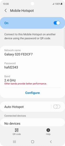 Press the Home key to return to the home screen.