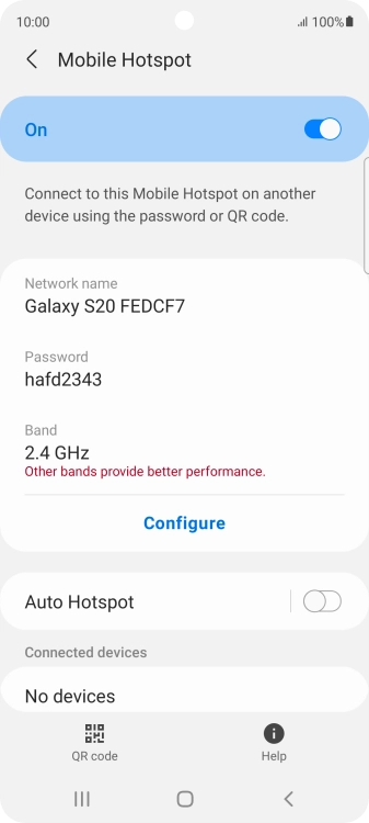 Press the Home key to return to the home screen.