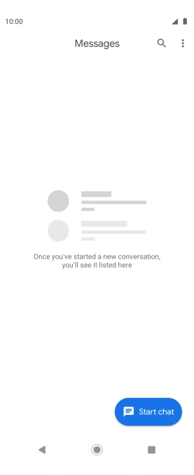 Press Start chat.