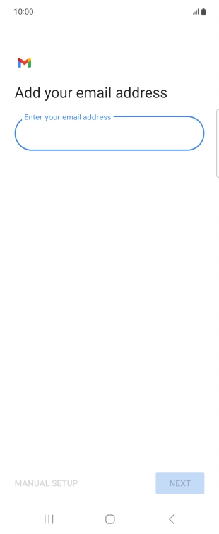 Press the field below 