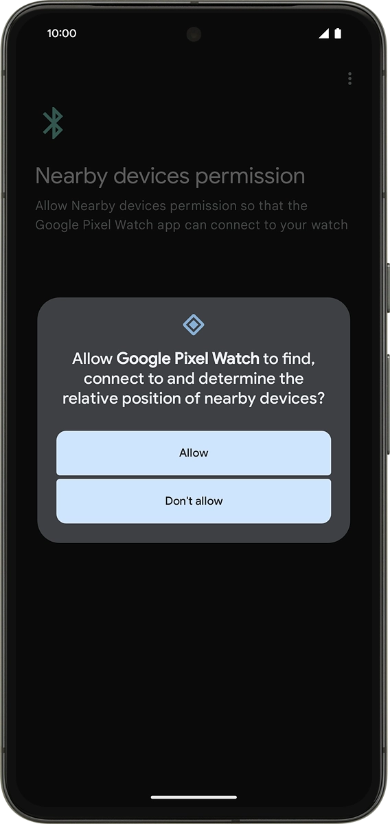 On your phone: Press Allow.