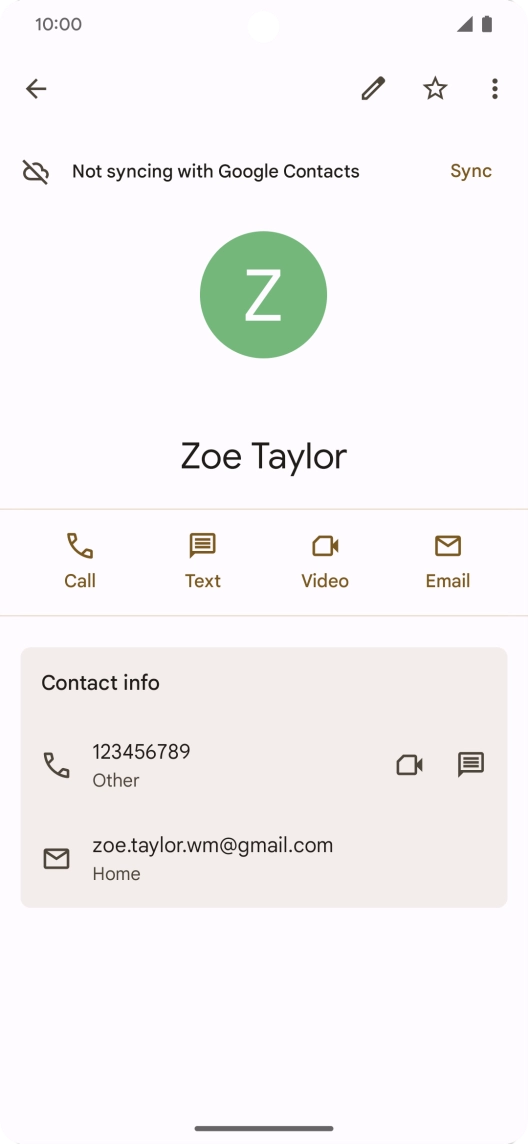 Press the required number.