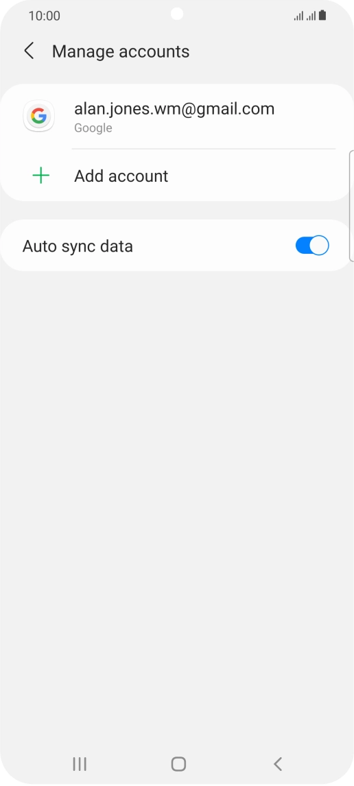Press the Home key to return to the home screen.