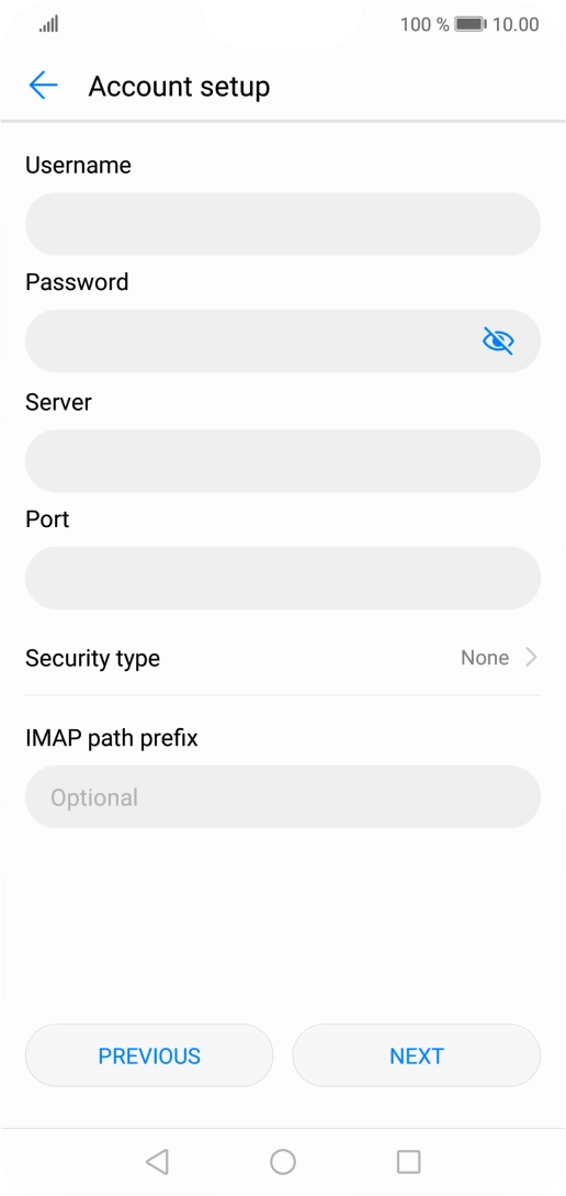 Press the field below 