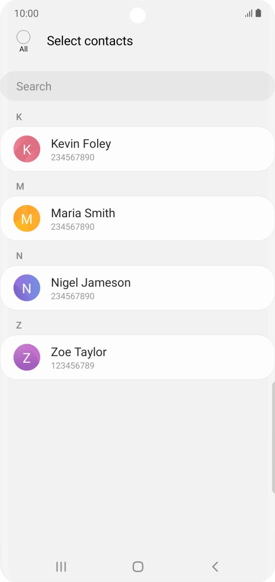 Press the field above 