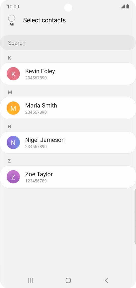 Press the field above 