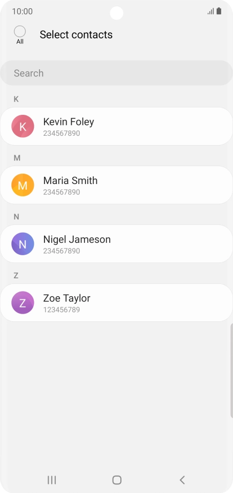 Press the field above 