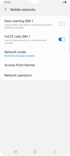Press Access Point Names.