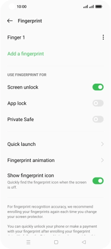 Press the Return key.