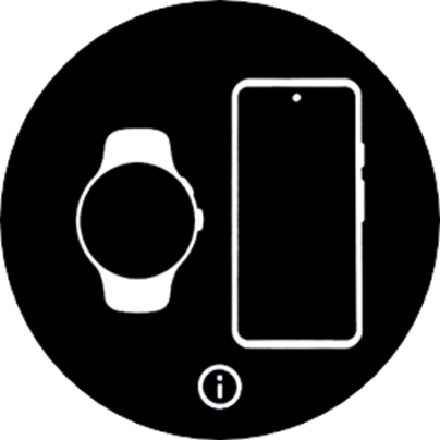 Press the information icon.