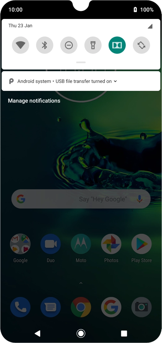 Press Android system.