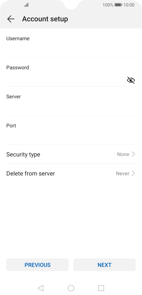 Press the field below 