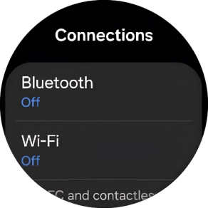 Press Bluetooth.
