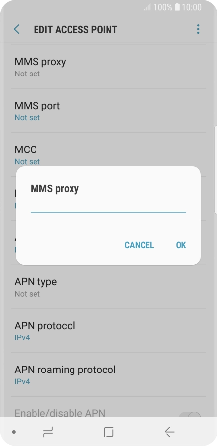Key in 149.254.201.135 and press OK.