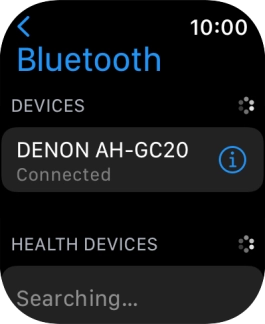 Press the Digital Crown to return to the home screen.