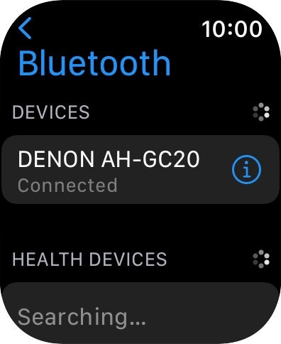 Press the Digital Crown to return to the home screen.