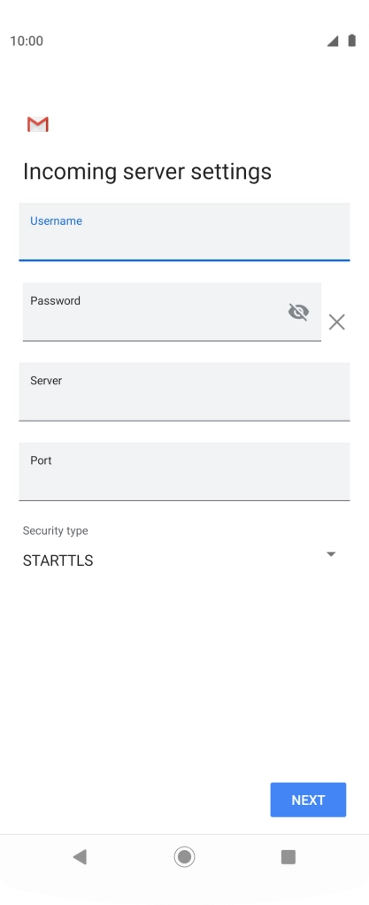 Press the field below 