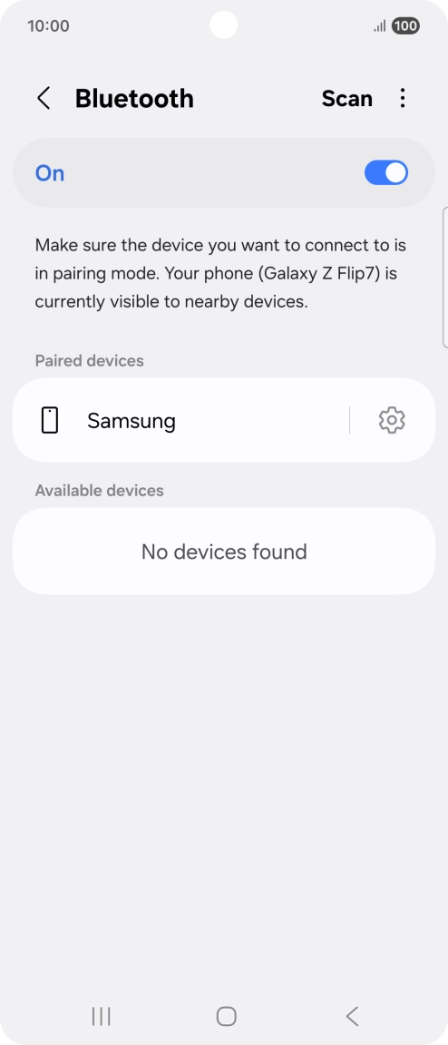 Press the Home key to return to the home screen.