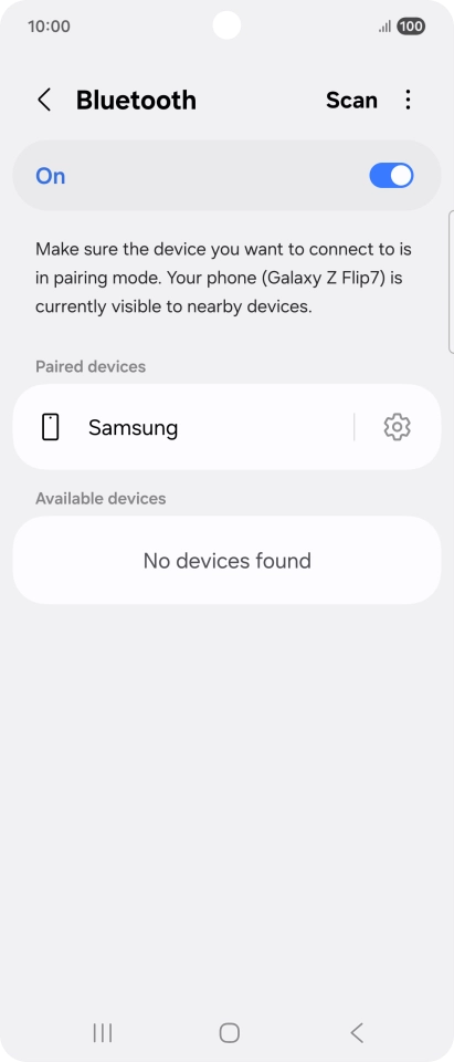 Press the Home key to return to the home screen.