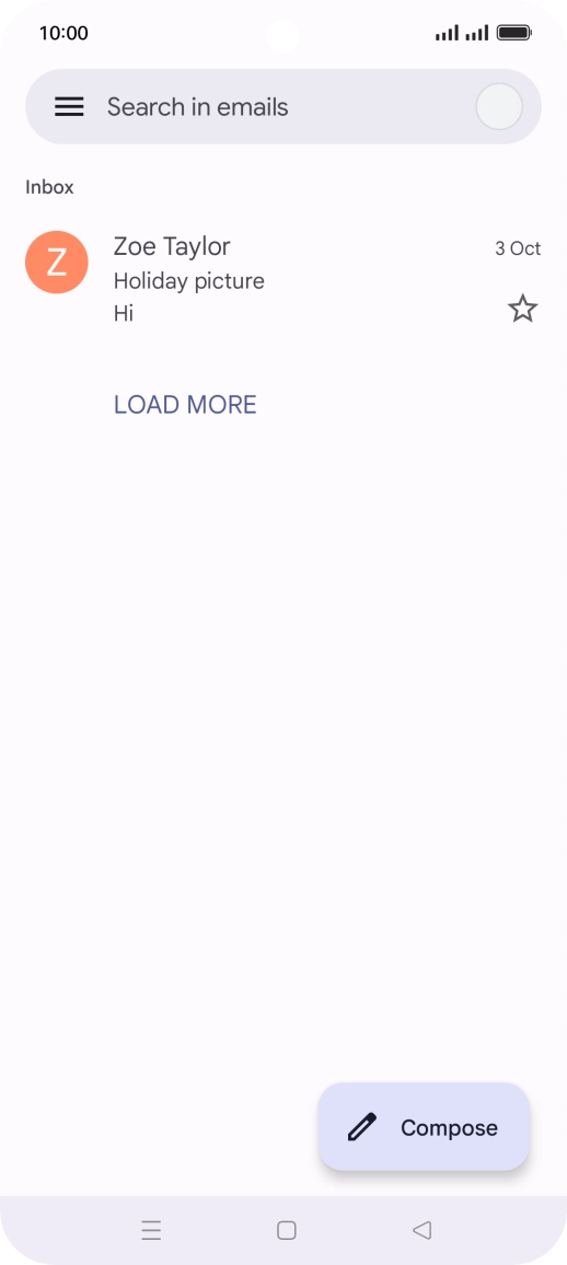 Press the profile icon.