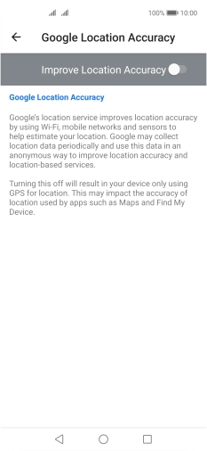 If you press the indicator next to 