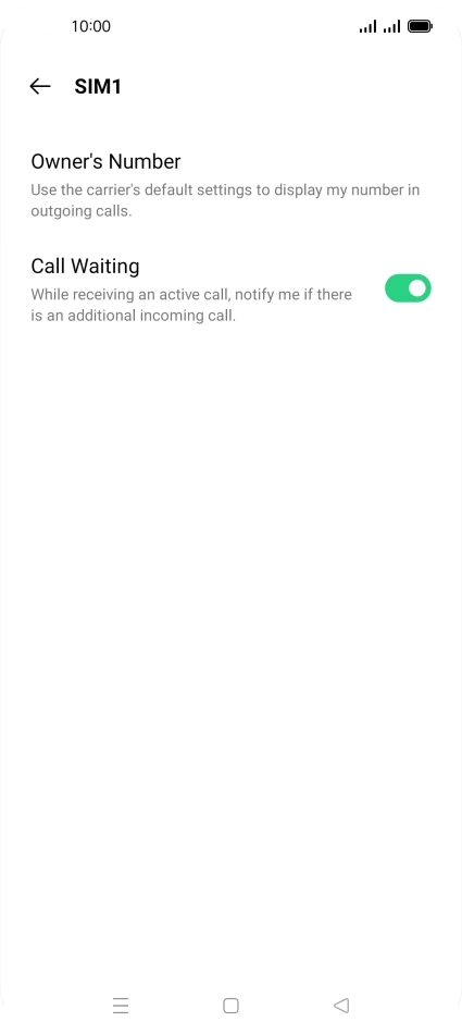 Press Owner's Number.