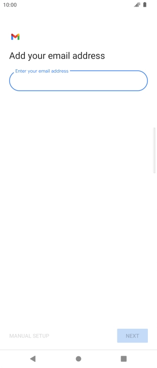 Press the field below 