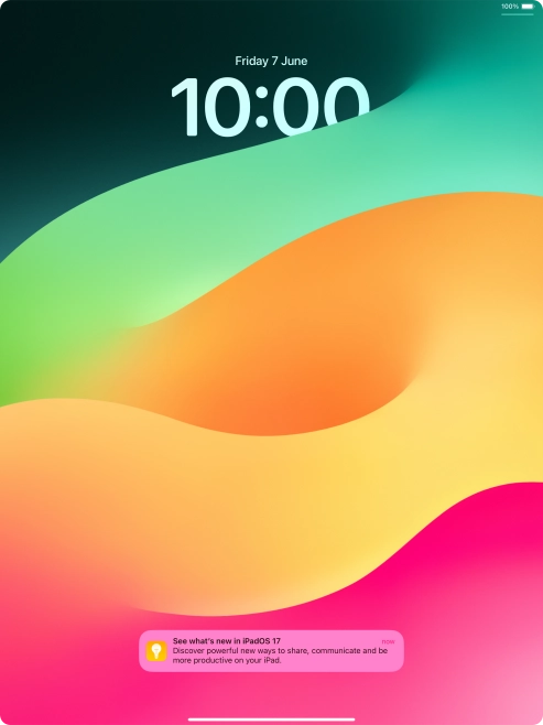 Press the required notification and follow the instructions on the screen to use the selected function.