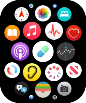 Press the heart rate sensor icon.