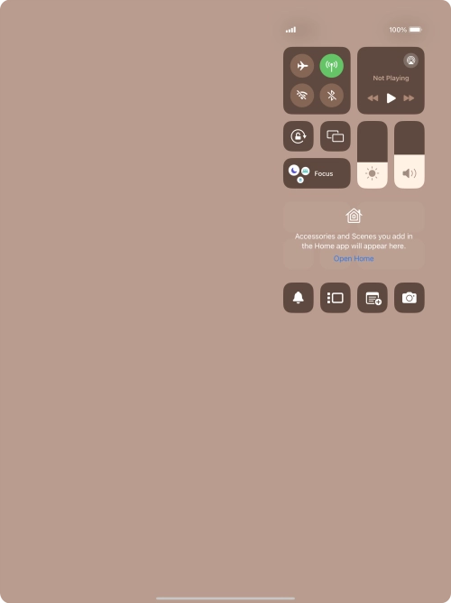 Press the sound mode icon to turn silent mode on or off.
