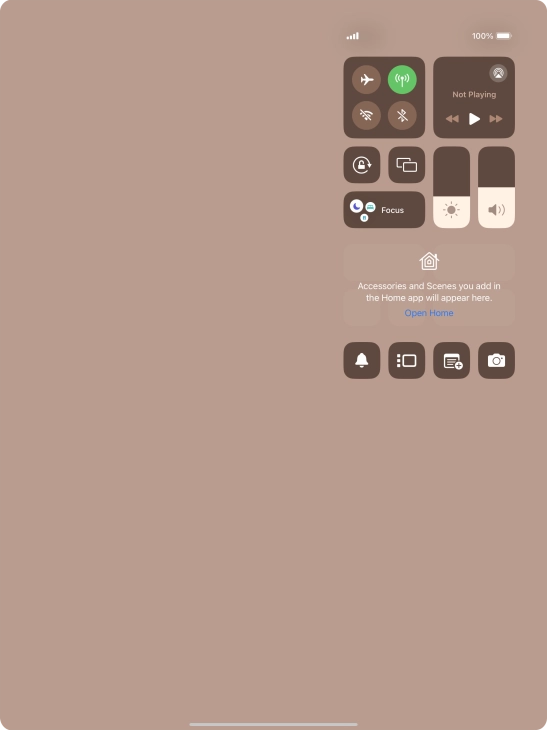 Press the sound mode icon to turn silent mode on or off.