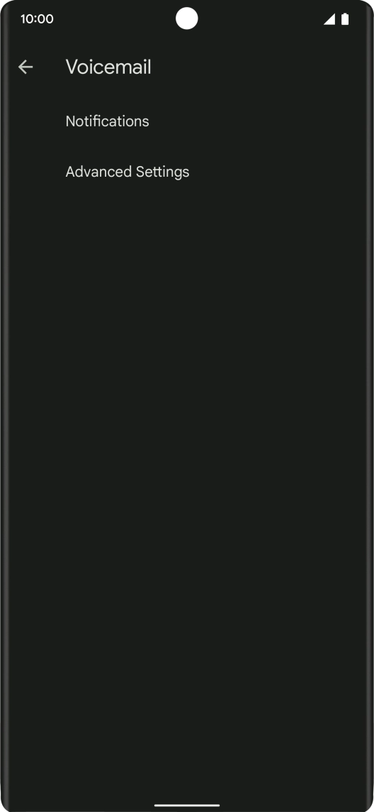 Press Advanced Settings.