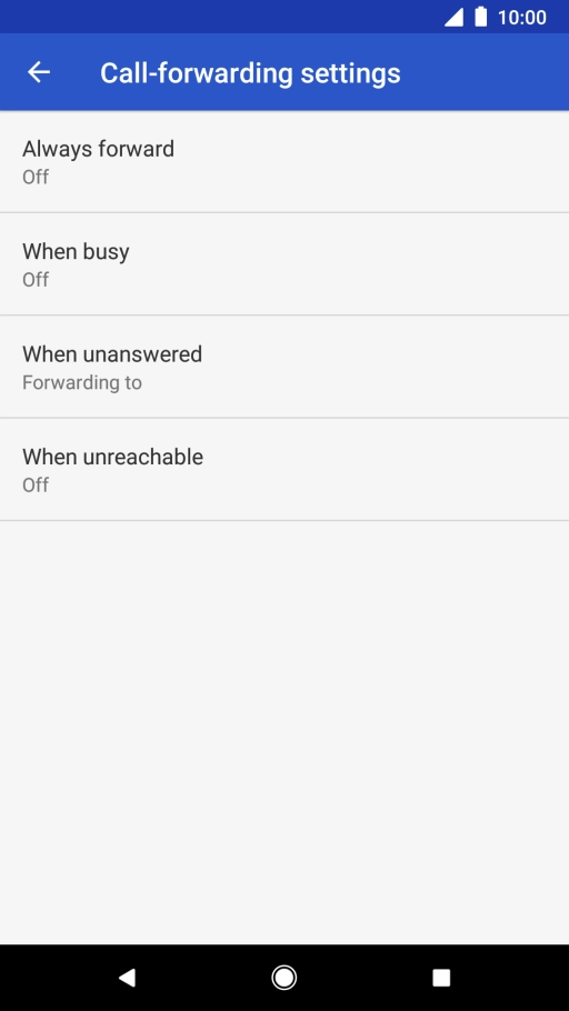Press the Home key to return to the home screen.