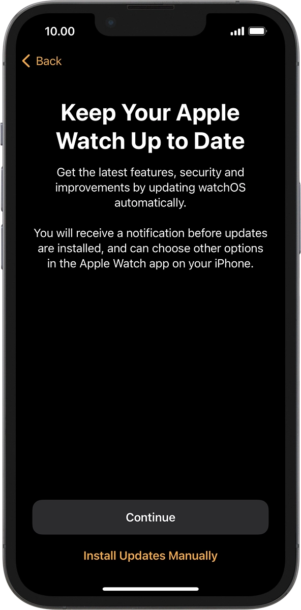 On your phone: Press the required setting.