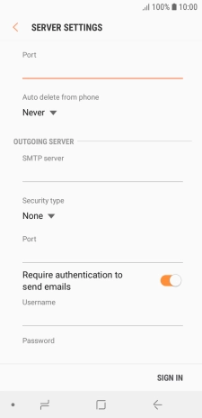 Press the drop down list below 
