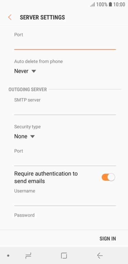 Press the drop down list below 