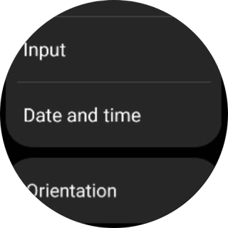 Press Date and time.