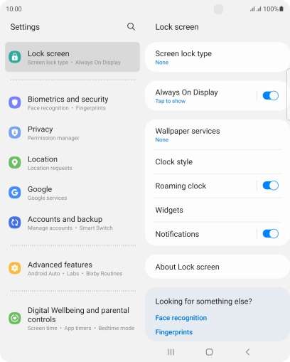 Press the Home key to return to the home screen.