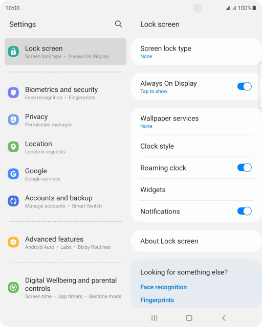 Press the Home key to return to the home screen.