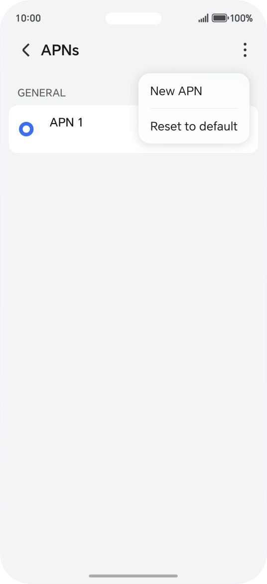 Press New APN.