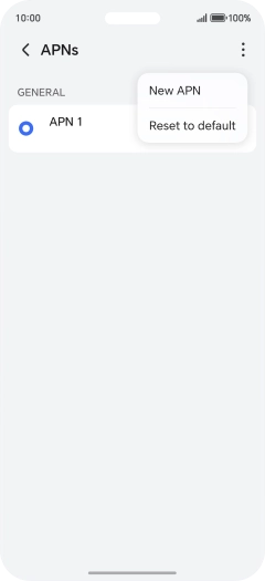 Press New APN.