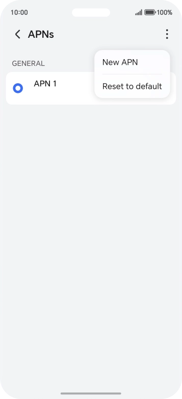 Press New APN.