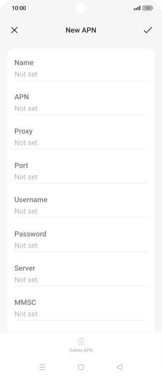 Press the field below 