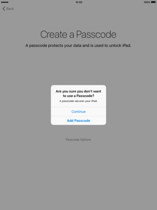 If you turn off the function, press Continue.