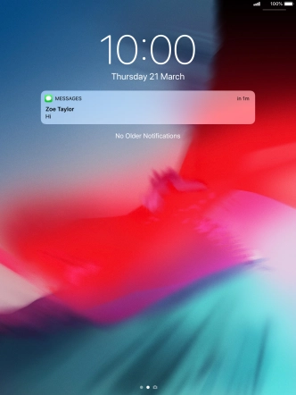Press the required notification and follow the instructions on the screen to use the selected function.