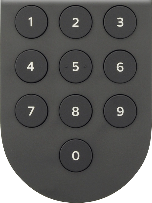 Key in the number of the required TV channel by pressing the numeric keys.