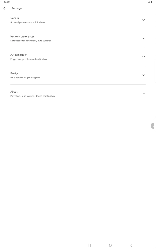 Press Network preferences.