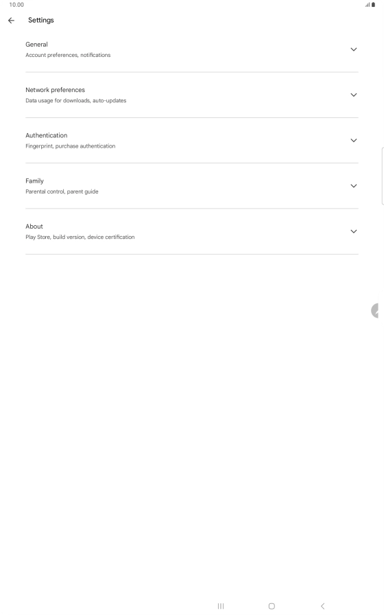 Press Network preferences.