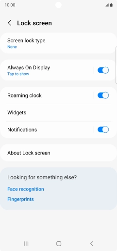 Press the Home key to return to the home screen.