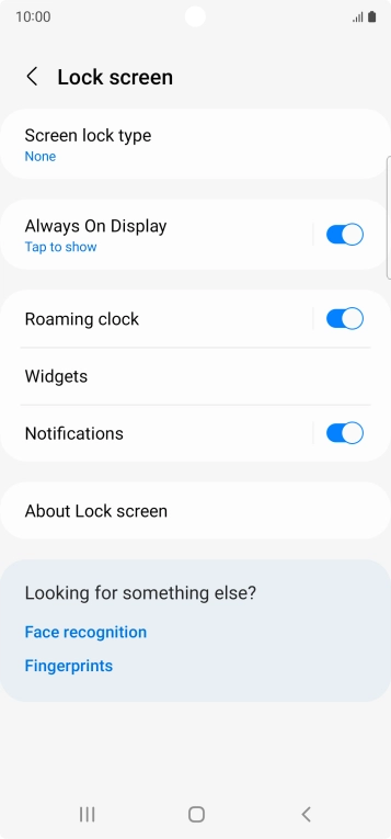 Press the Home key to return to the home screen.